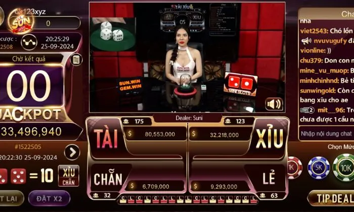 Tài xỉu tại Sunwin với đa dạng các mức cược để anh em bắt đầu